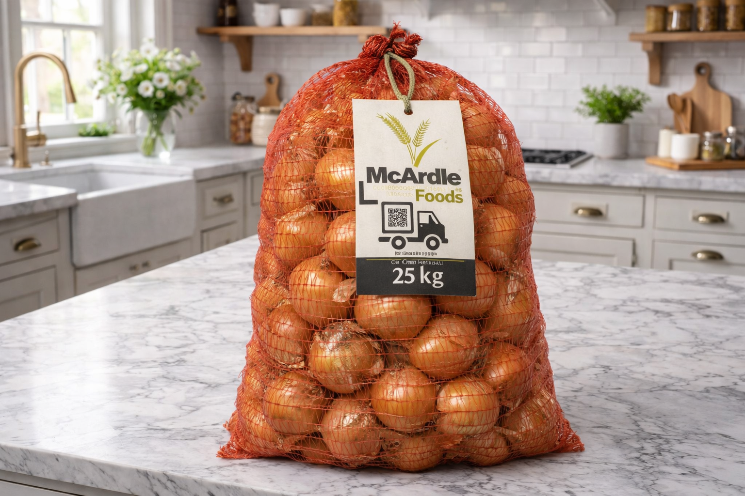 Brown Onions 25kg Bulk Bag